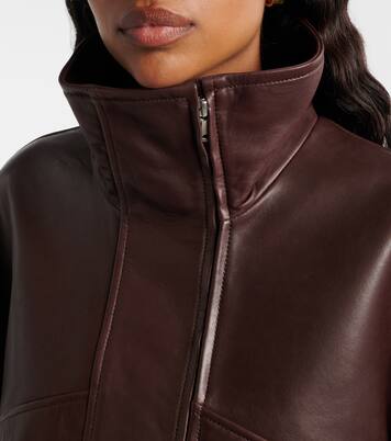Bomberjacke Roland aus Leder | Nour Hammour