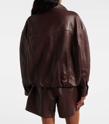 Bomberjacke Roland aus Leder | Nour Hammour