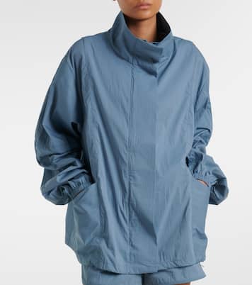 Shell cotton-blend jacket  | Norba