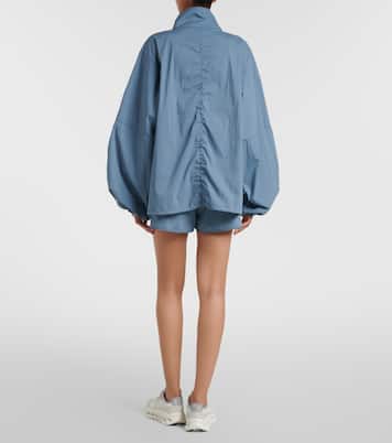 Shell cotton-blend jacket  | Norba
