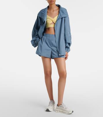 Shell cotton-blend jacket  | Norba