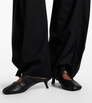 Pebble Soft leather mules | Loewe