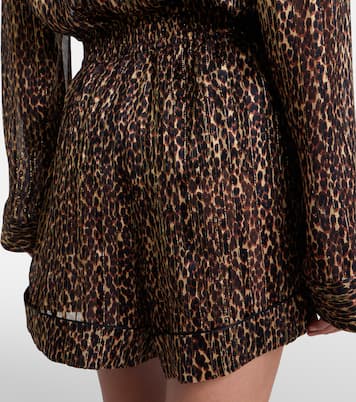 Bedruckte Shorts aus Seide | Saint Laurent