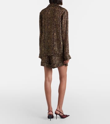Bedruckte Shorts aus Seide | Saint Laurent