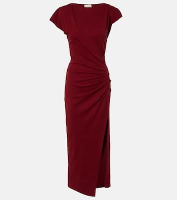 Nadela gathered cotton jersey midi dress | Isabel Marant