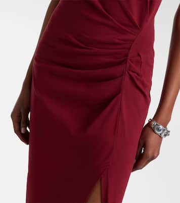 Nadela gathered cotton jersey midi dress | Isabel Marant