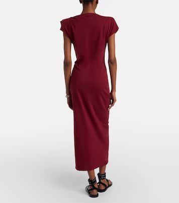 Nadela gathered cotton jersey midi dress | Isabel Marant