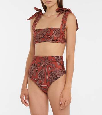 Haut de bikini imprimé Tarija | Johanna Ortiz