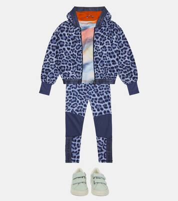 Sweat-shirt Ophelia à capuche et motif léopard | Molo