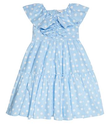 Robe en coton à pois | Monnalisa