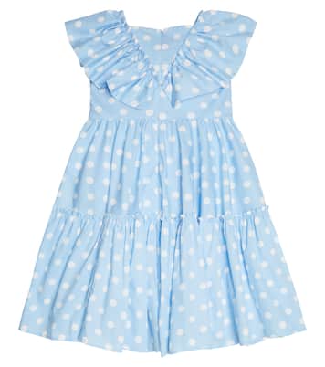 Robe en coton à pois | Monnalisa