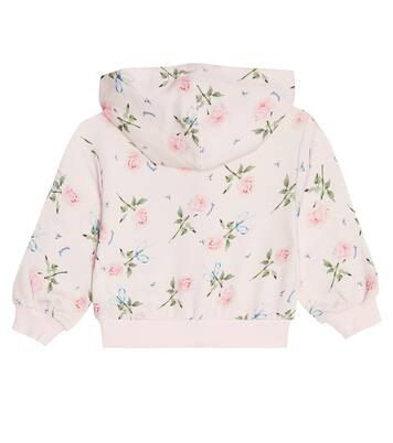Baby printed cotton-blend hoodie | Monnalisa