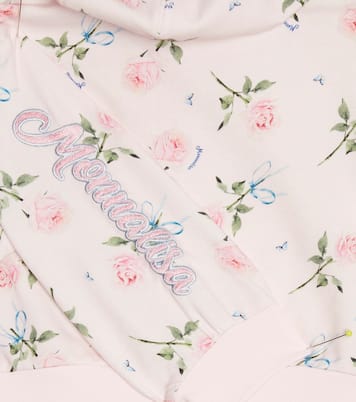 Baby printed cotton-blend hoodie | Monnalisa