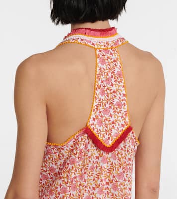 Robe longue à fleurs | Poupette St Barth