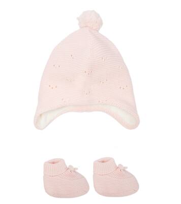 Bébé – Ensemble bonnet et chaussettes en coton mélangé | Tartine et Chocolat