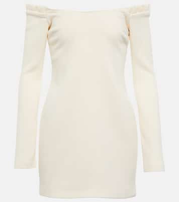Octavia off-shoulder wool minidress | Khaite