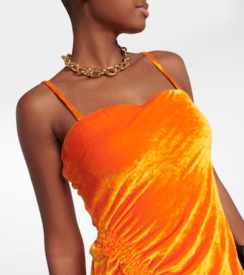 Robe midi en velours | Proenza Schouler