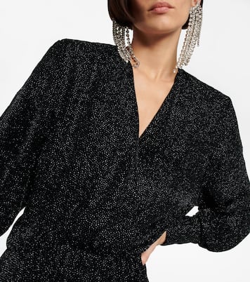 Robe Alexane en velours à paillettes | Marant Etoile