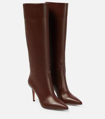 Hansen 85 knee-high leather boots | Gianvito Rossi