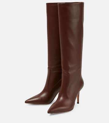 Hansen 85 knee-high leather boots | Gianvito Rossi