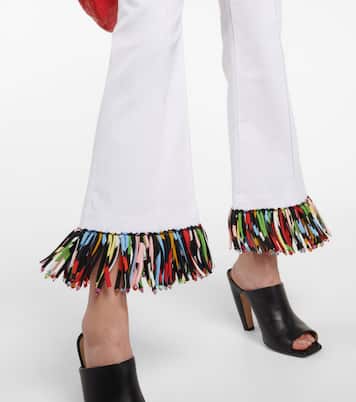 Pantalones de tiro alto cropped | Pucci