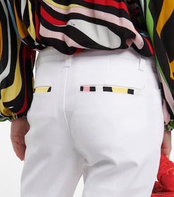 Pantalones de tiro alto cropped | Pucci