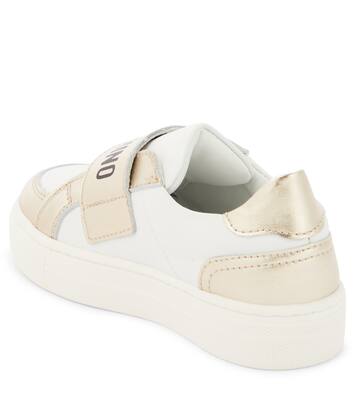 Teddy Bear leather sneakers | Moschino Kids