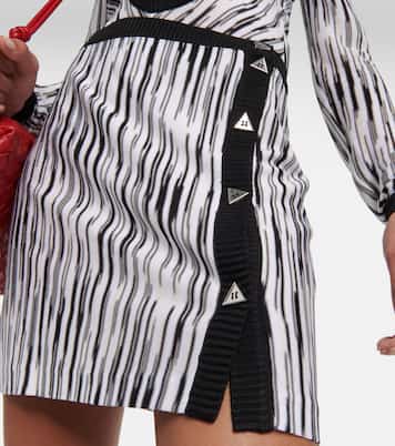 Minifalda de punto teñida por inmersión | Missoni