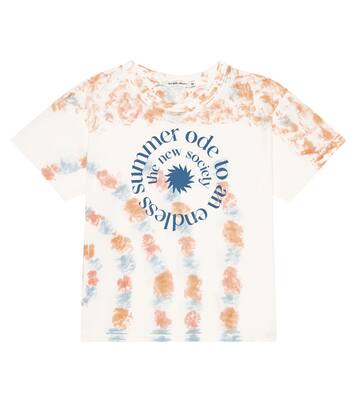 Tie-dye logo cotton T-shirt | The New Society