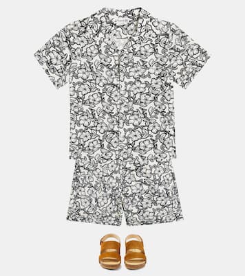 Courtney printed cotton shorts | Bonpoint