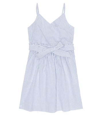 Striped cotton seersucker dress | Polo Ralph Lauren Kids