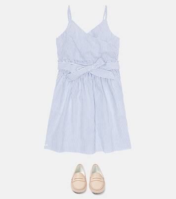 Striped cotton seersucker dress | Polo Ralph Lauren Kids