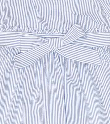 Striped cotton seersucker dress | Polo Ralph Lauren Kids