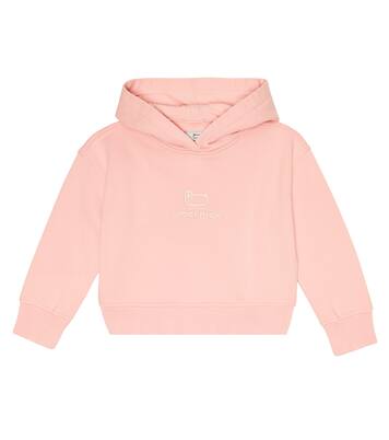 Sweat-shirt à capuche en coton à logo | Woolrich Kids