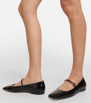 Christina patent leather ballet flats | Gianvito Rossi
