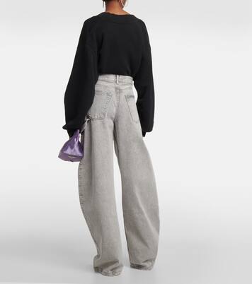 Effie mid-rise barrel-leg jeans | The Attico