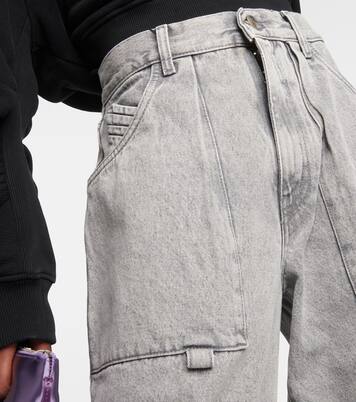 Effie mid-rise barrel-leg jeans | The Attico