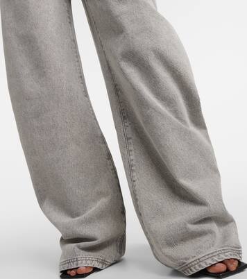 Effie mid-rise barrel-leg jeans | The Attico