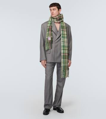流苏格纹围巾 | Acne Studios
