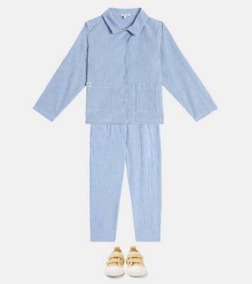 Kory checked seersucker overshirt | Liewood