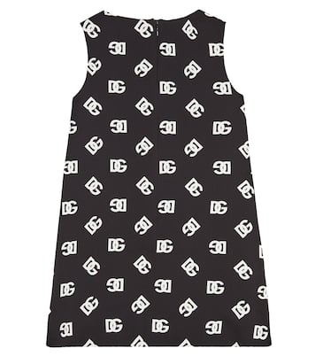 Logo silk-blend dress | Dolce&Gabbana Kids