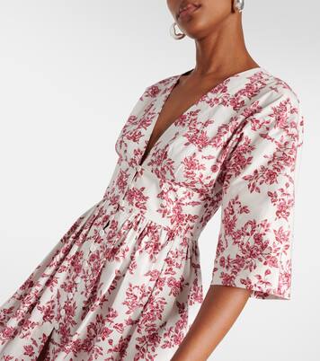 Robe midi Elowen imprimée en coton | Emilia Wickstead