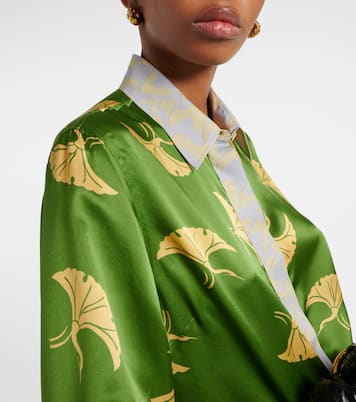 Bedrucktes Hemd aus Satin | Dries Van Noten