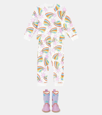 Bedrucktes Set aus Sweatshirt und Jogginghose | Stella McCartney Kids