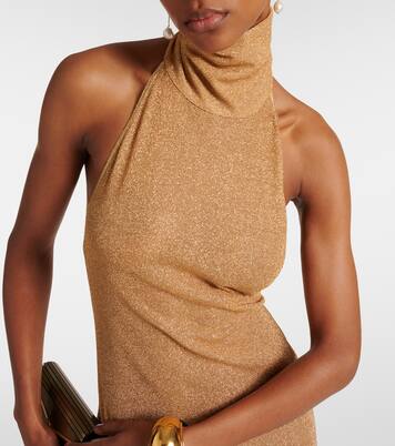 Robe longue Lumière métallisée | Oséree