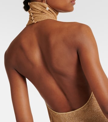 Robe longue Lumière métallisée | Oséree