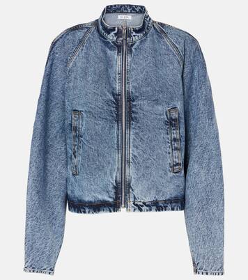 Veste Round Racing en jean | Alaïa