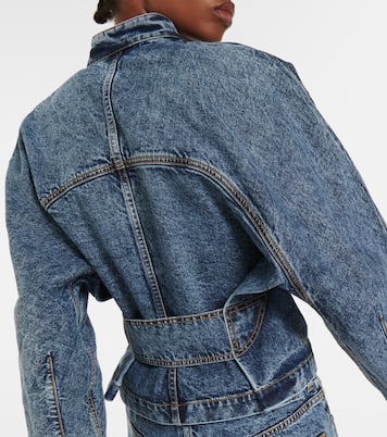 Veste Round Racing en jean | Alaïa