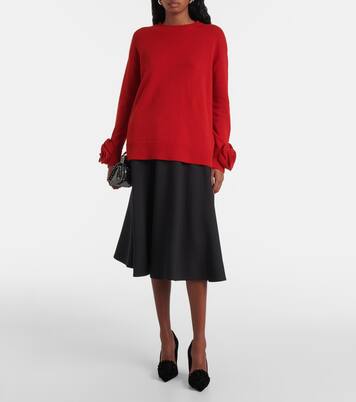 Couturier 105 floral-appliqué velvet pumps | Aquazzura