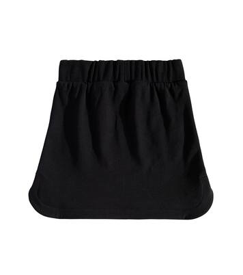 Jupe en coton à logo | Balmain Kids